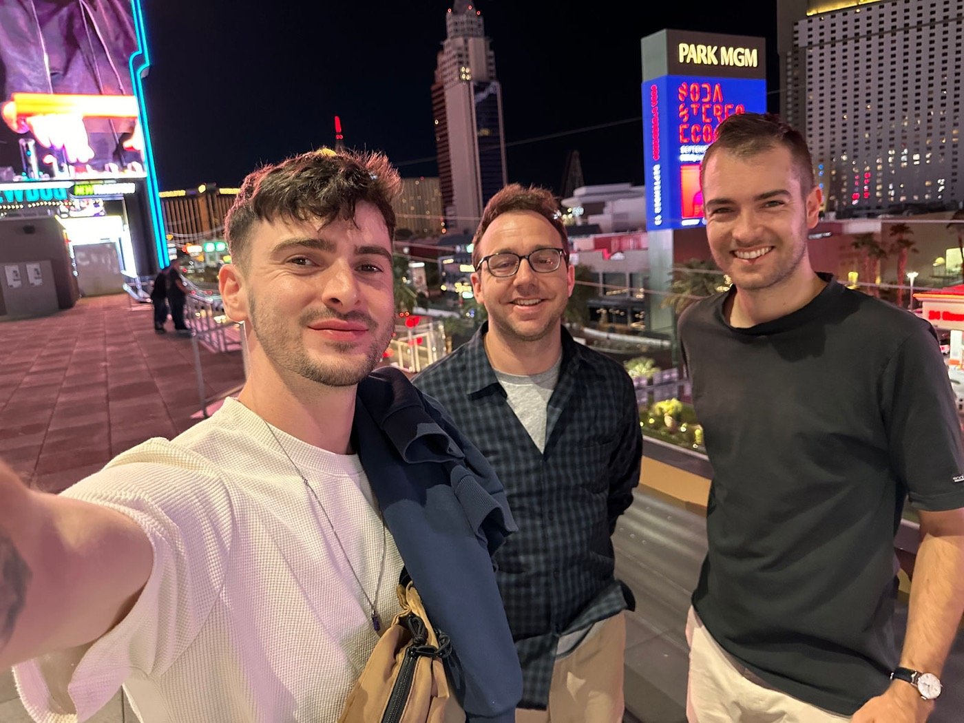 Oli and Conner on a night out in the city